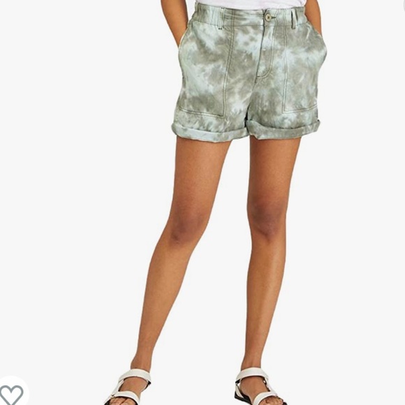 NWT SANCTUARY HELIOUS TIE DYE POCKET CARPENTER UTILITY SHORTS - Picture 1 of 4
